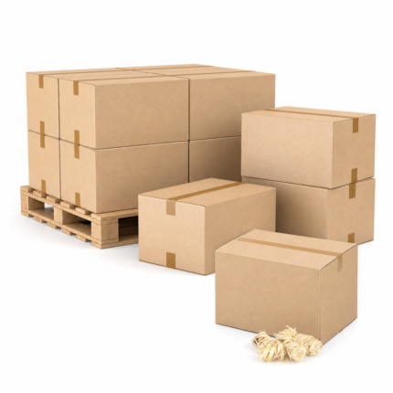 Allume-feu laine de bois 100 pièces en cartons sur palette