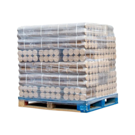Palette de bûches compressées de jour 1000 kg en 66 packs
