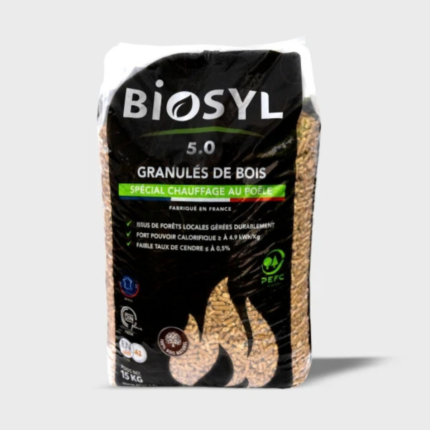 Granulés de bois premium 15 kg certifiés DINplus