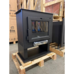 Poêle à bois FM Chicago 11,2 kW – vue de trois quarts