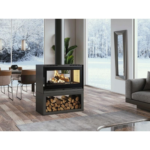 Schéma technique du poêle à bois FM Ottawa-S 12,6 kW