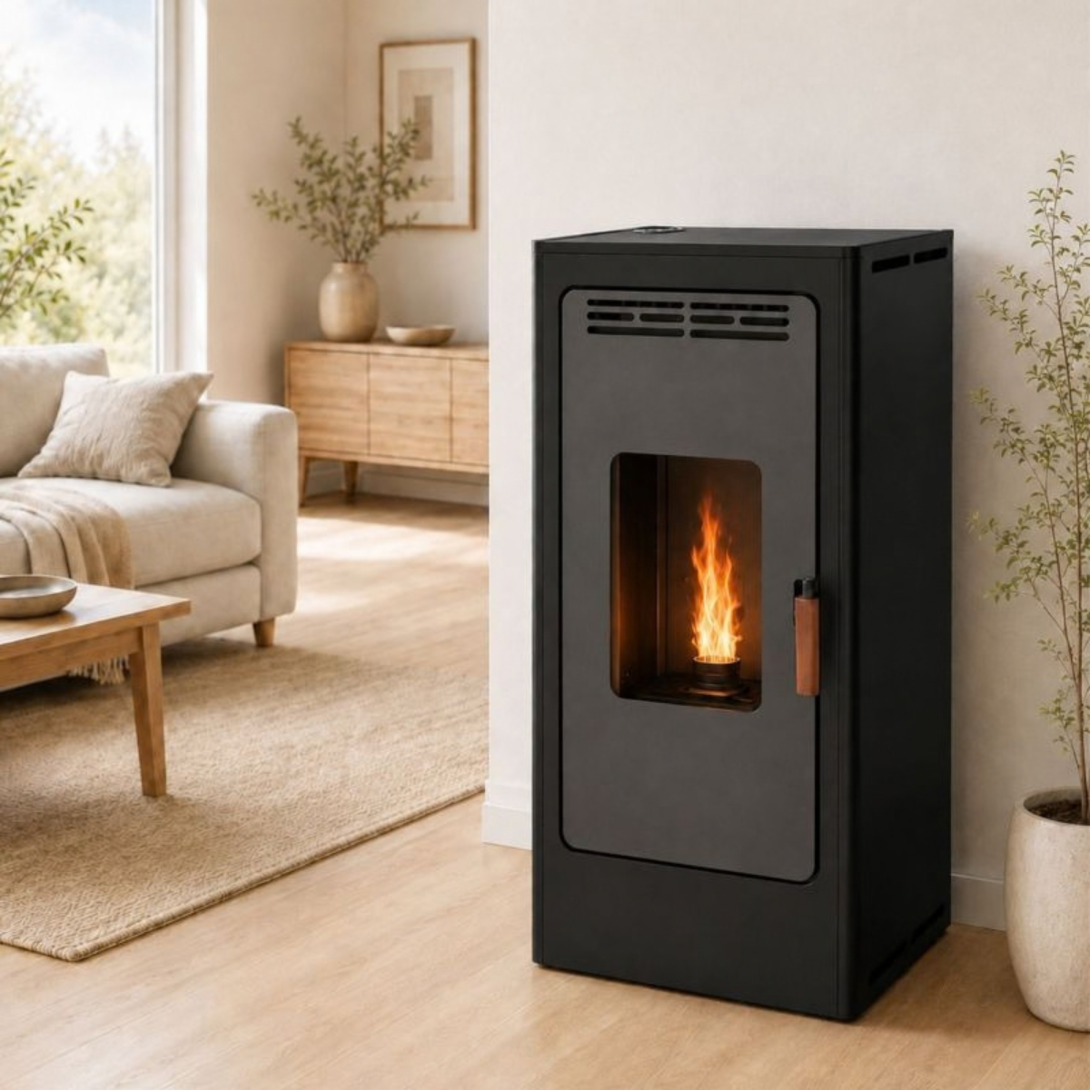 Poêle à granulés FIREMATIC BR12 Premium noir 10,3 kW Poêle à granulés FIREMATIC BR12 Premium noir 10,3 kW