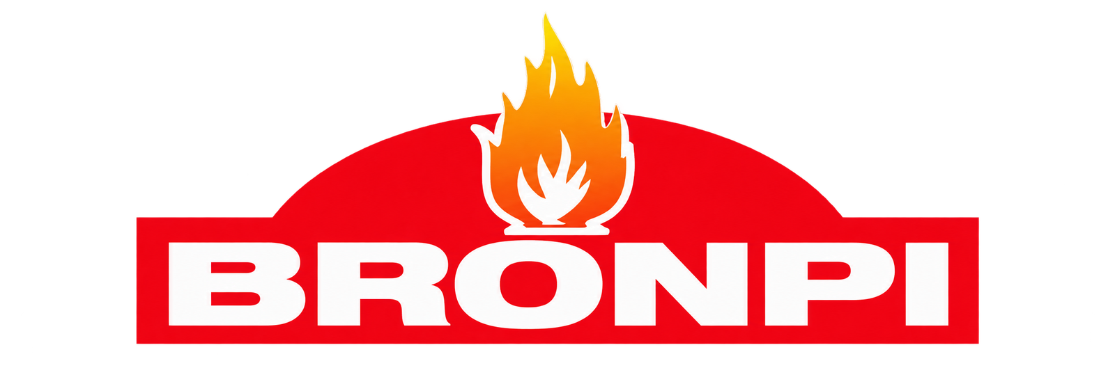 Logo BRONPI, fabricant de poêles à bois et à granulés