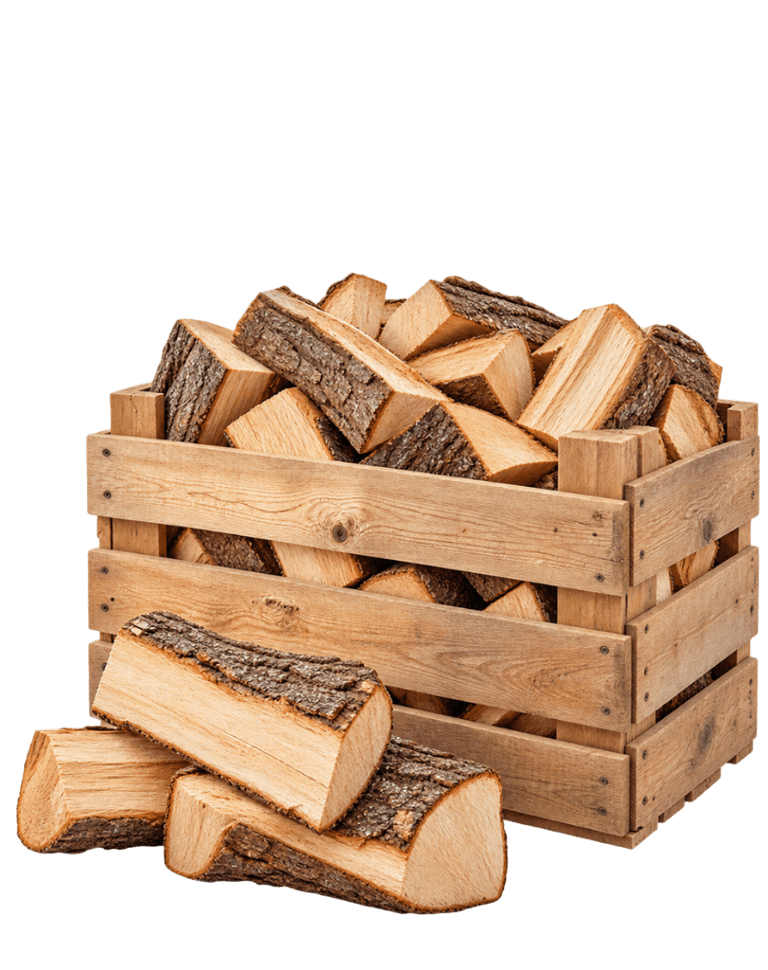 Caisse rustique de bois de chauffage