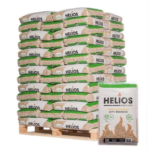 Pellet HELIOS 100 % résineux en palette de 65 sacs de 15 kg